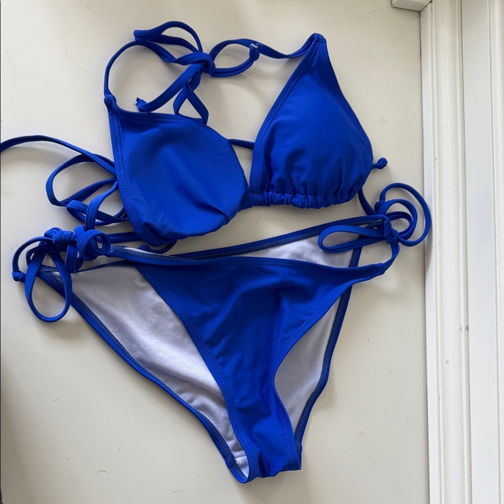 Royal Blue Bikini Set